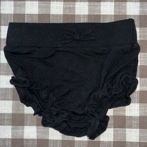 Angel Dear ruffle bloomers 3-6 months black